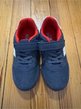 Carter's Navy Sneakers with Red Lining and White Accent
